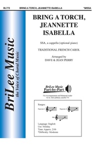 Bring a Torch, Jeannette Isabella SSA choral sheet music cover Thumbnail